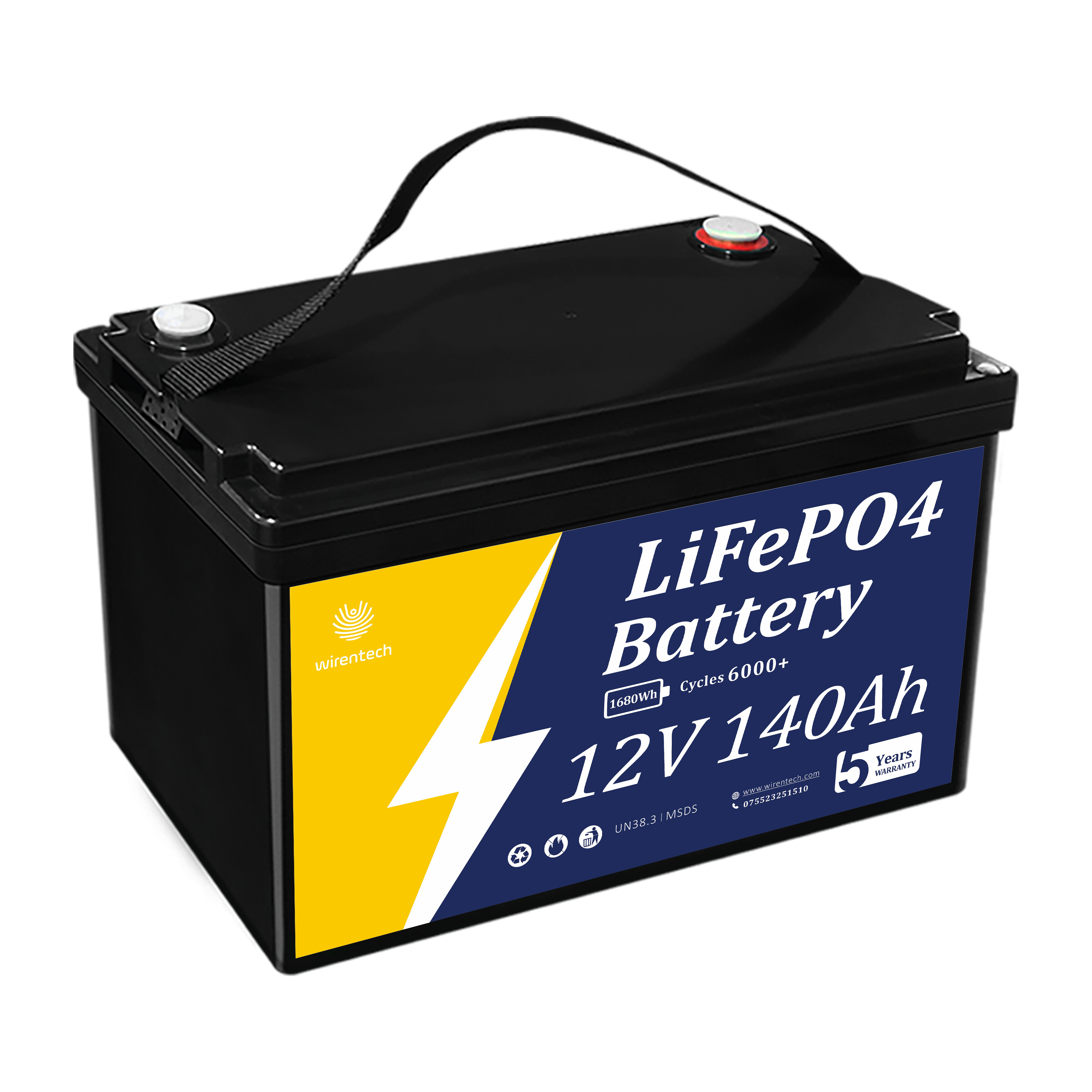 Customize Group 31 High Performance Lithium Battery Powerhouse Battery Motor Cranking Batteries Deep Cyclying Yatch Starting Cranking Battery BMS with Active Balance