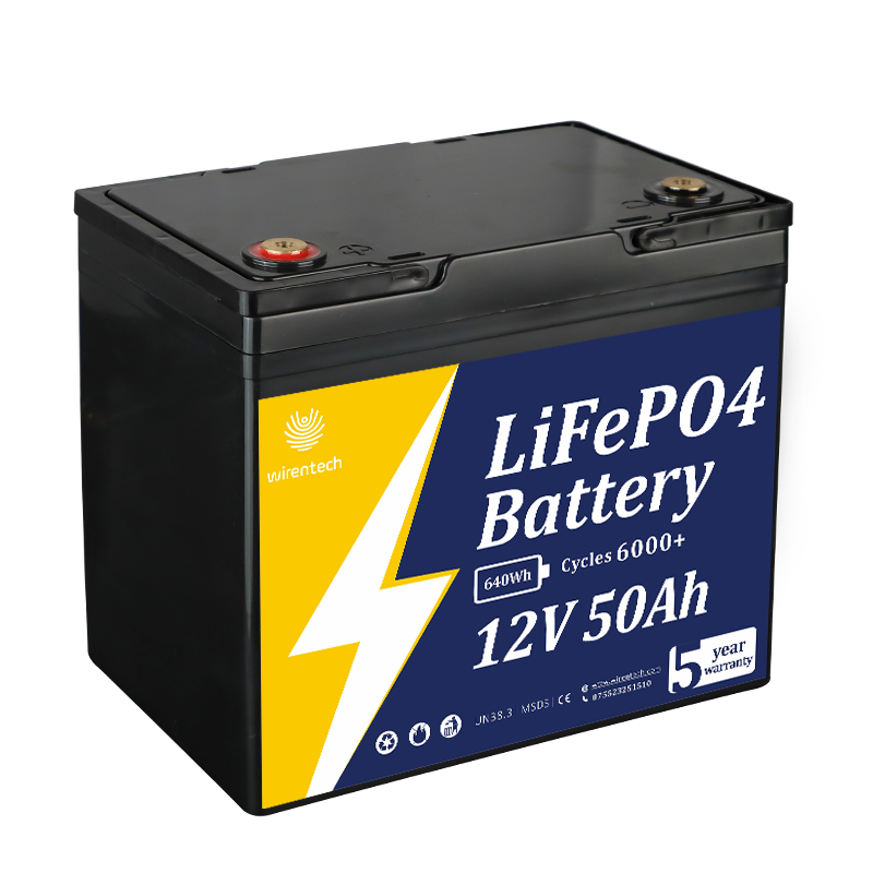 12V 50Ah Lithium Battery for Solar Storage Battery Lithium Ion Cell 50ah Lifepo4 Deep Cycle Battery Lithium Iron Phosphate Cells
