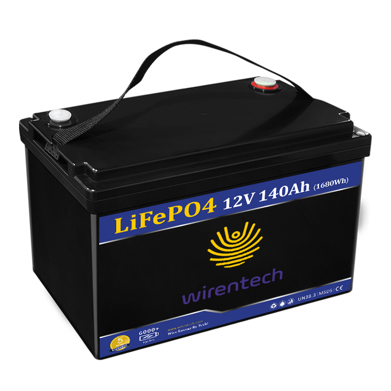 12v 140Ah Deep Cycle Lithium Battery For Yacht